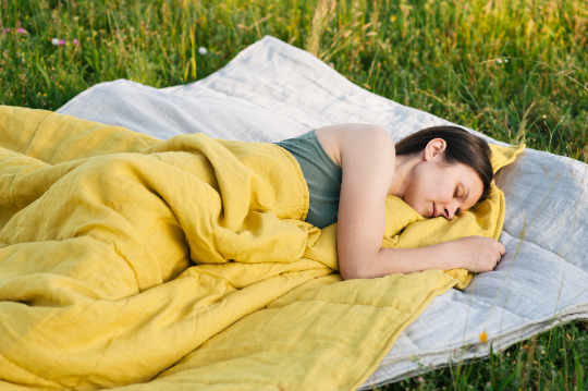HEMP Linen natural blanket quilt - linen soft fabric + filler organic Hemp fiber - Full Queen King custom size