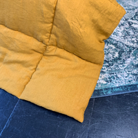Thick natural HEMP comforter "mustard" blanket duvet insert Hemp filler in natural linen fabric Full Twin Queen King size