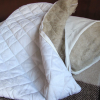 HEMP Organic Pillow filled HEMP FIBER in linen fabric with regulation height/Hemp pillow/ Hypoallergenic Bed Pillow /Toddler/Eco pillow