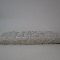 HEMP shikibuton mat Shiki futon 3” thick filled organic hemp fiber filler in natural non-dyed Cotton fabric Custom Size Hand made