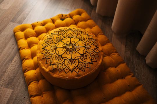 Mandala Meditation Cushion
