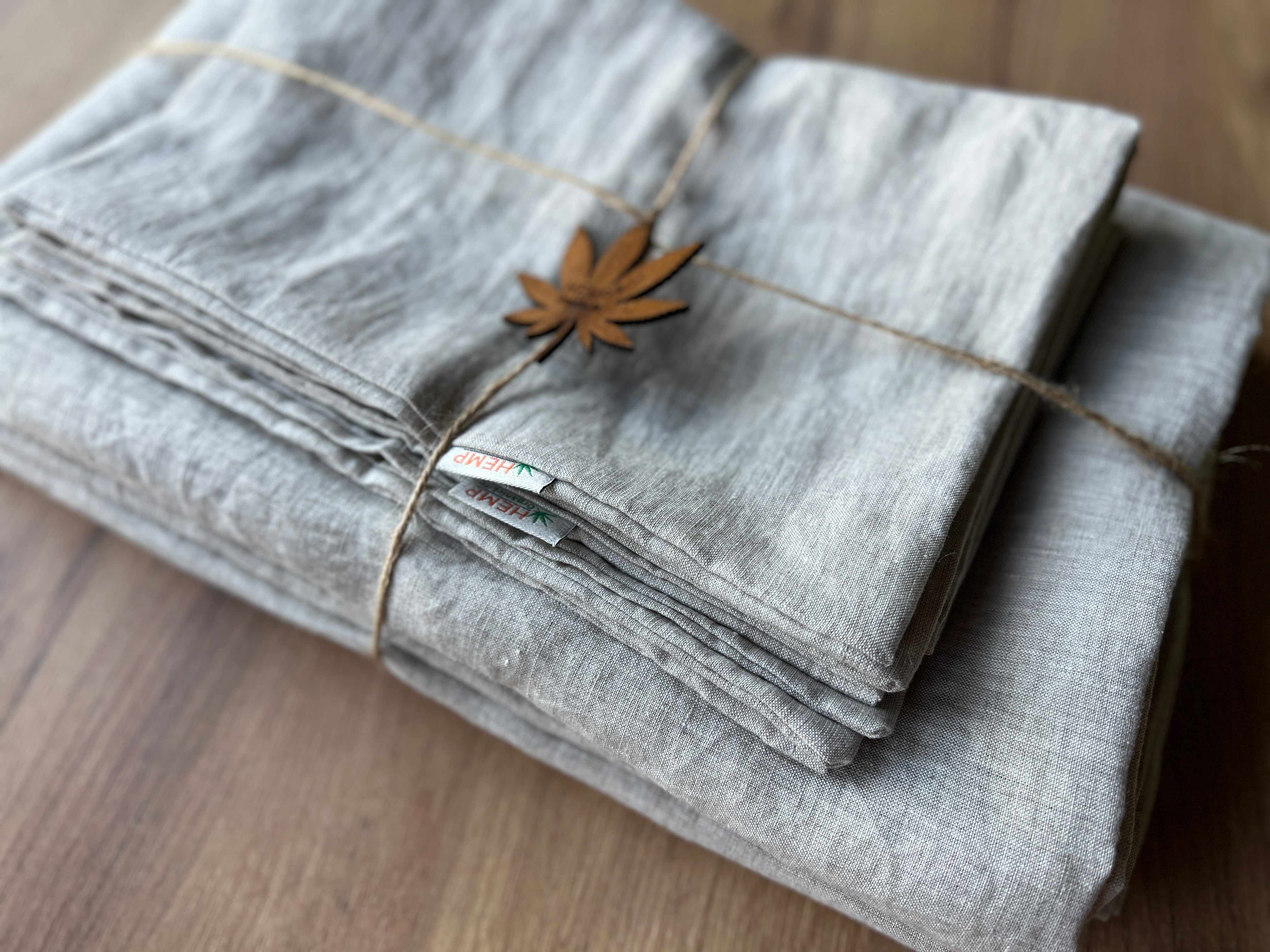 Natural linen duvet cover non-dyed washed linen fabric Full Queen King custom sizes