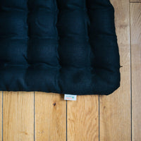 Meditation cushion set of natural Linen Zafu & Zabuton with Buckwheat hulls / for Yoga studio