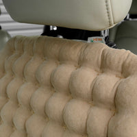 Natural Car Seat Cover filling Organic Buckwheat hulls in high quality Italian Cotton fabric Massage Seat Cover Buckwheat Eco-Friendly seat