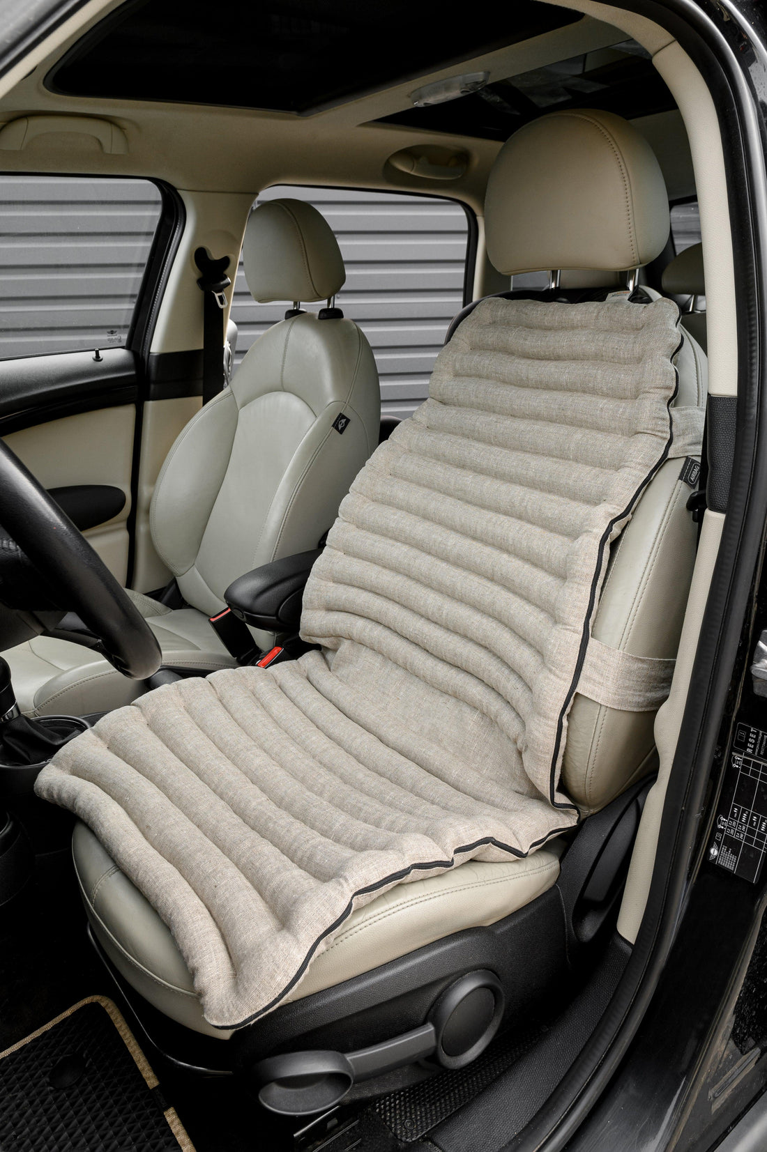 Organic Linen Car Seat Cover filling Buckwheat hulls/Massage  /buckwheat/floor cushion/ Organic car/eco-frendly/floor seat