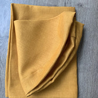 Set of Zafu and Zabuton covers with zipper in linen fnatural abric