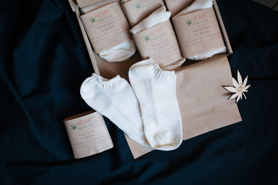 Summer Hemp Unisex Socks Set Of 9 Pairs